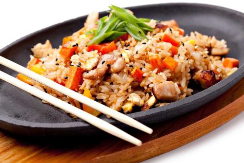 Тепан с морепродуктами