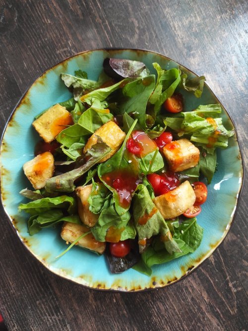 Салат из Хрустящих баклажанов