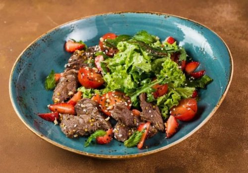 Салат Теплый с Телятиной